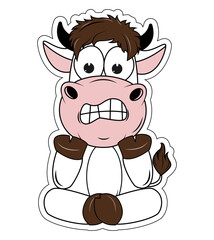 Cute Cow Cartoon