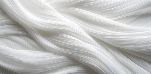 Fototapeta premium Close up of white fabric texture background