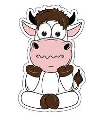 Cute Cow Cartoon