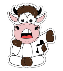 Cute Cow Cartoon