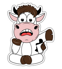 Cute Cow Cartoon