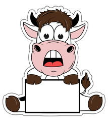 Cute Cow Cartoon