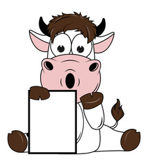 Cute Cow Cartoon
