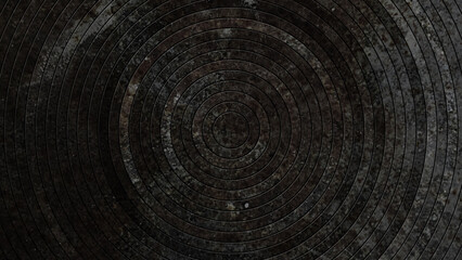 Fototapeta premium 4K Dark Black Grunge Metal Texture Background