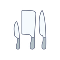 Knives vector icon