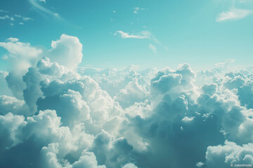 Cloud background. Lovely beautiful cloudy sky background. in delicate shades