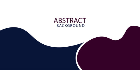 red blue curved banner background. vector illustration