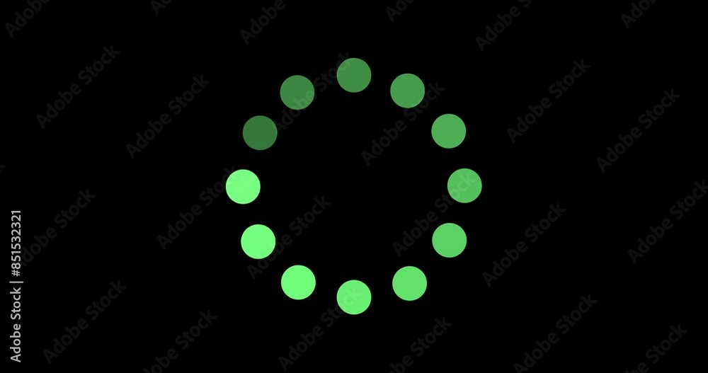 Poster Loading, virtual and glowing circle for internet with connectivity issues for website by studio. Light, technology and buffering symbol or icon for digital download with progress by black background.