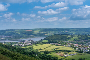 walking around Conwy in North Wales