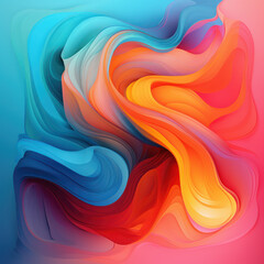 Pantone Color Abstraction Vibrant and Harmonious Abstract Background