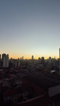 Sunrise at Mooca in Sao Paulo