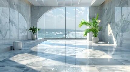 Marble surfaces polished to perfection, reflecting a timeless elegance and sophistication in interior design. Abstract Backgrounds Illustration, Minimalism,