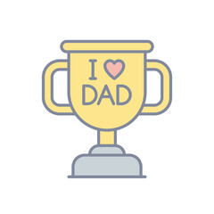 Trophy vector icon