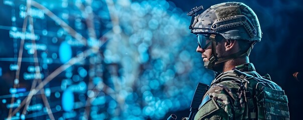 Military Using Secure Cloud Communications During Strategic