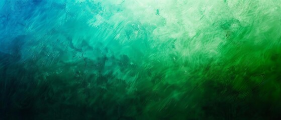 Fototapeta premium Green and blue abstract gradient,