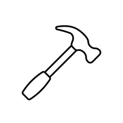 Hammer vector icon