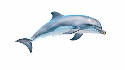dolphin isolated on white background