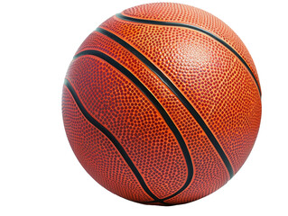 Obraz premium A basketball with a black stripe on it