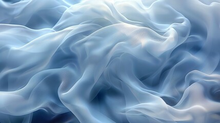 Obraz premium Ethereal wisps of mist draped in shades of silver and slate, evoking a sense of otherworldly beauty. Abstract Backgrounds Illustration, Minimalism,