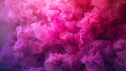 Fototapeta premium abstract wallpaper, vibrant pink abstract fabric with delicate folds, ethereal and dreamy, wide
