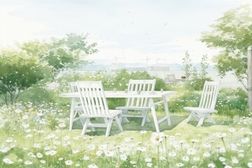 Background garden view architecture furniture outdoors.