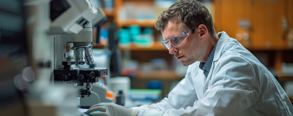 A scientist working in a cutting-edge laboratory, their dedication and passion driving groundbreaking research.