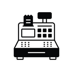 Cashier Machine vector icon