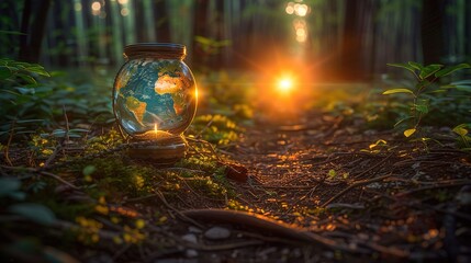 lamp in the garden