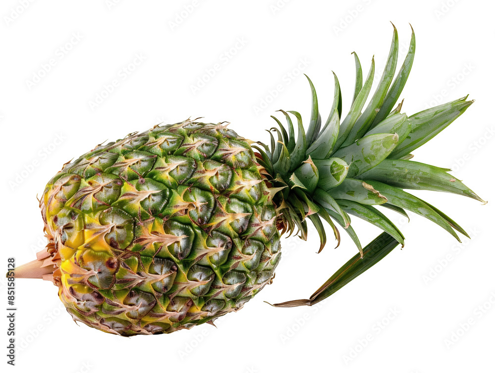 Canvas Prints A pineapple is shown on a white background