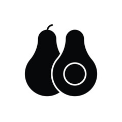 Avocado vector icon