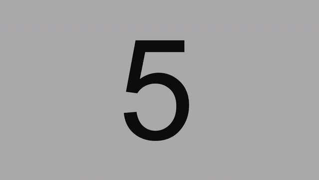 Video of countdown timer. Vintage movie countdown timer. Black and white count down timer. Countdown timer in seconds.