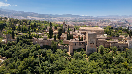 la hermosa alhambra de Granada en España	