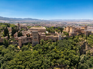 viajando por la ciudad de la alhambra de Granada, Espa&ntilde;a