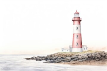 Obraz premium Lighthouse architecture building coast.