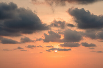 Colorful cloud and sky background