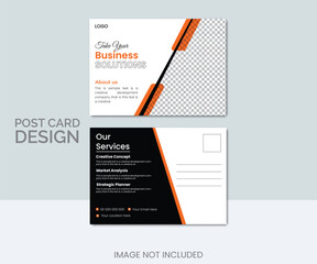 Creative media post card design