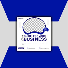 Suitable for social media post, instagram story and web ads. Vector illustration with Space to add pictures.