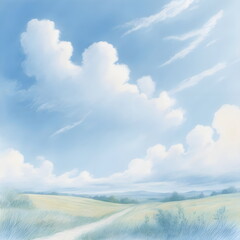 Fototapeta premium blue sky in summer