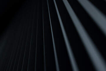 Black gypsum lines in apartment office