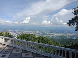 view from the top of the mountain