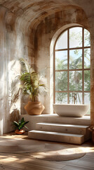 Fototapeta premium window in the garden
