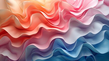 An abstract background with distorted trapezoids creating a surreal look, soft pastel colors, hd quality, digital rendering, high contrast, geometric design, modern aesthetic, artistic abstraction