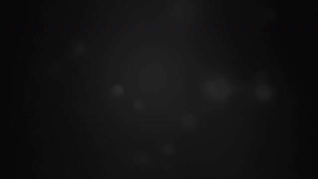Abstract Blurry Bubbles Floating Around On Black Background. Bubbles rising up slow motion 4K 3D Animation on Black background. Free floating bubbles Background.