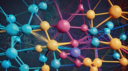 3d render of molecule