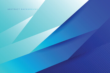 Abstract light and dark blue color gradient background. Modern minimalistic vector and geometric design template.