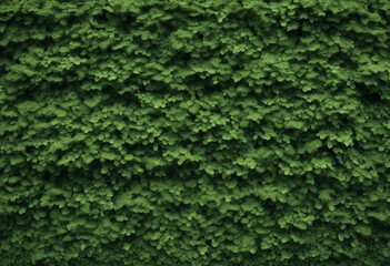 Green garden wall from tropical plants