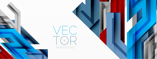 Dynamic lines geometric background. Vector Illustration For Wallpaper, Banner, Background, Card, Book Illustration, landing page