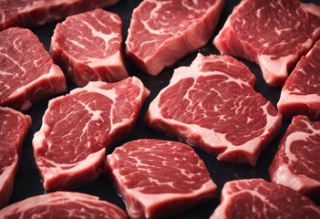 Wagyu a5 beef background for product display