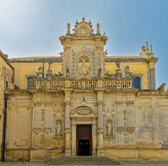 the facade, Lecce, Apulia, Italiy, March 2024
