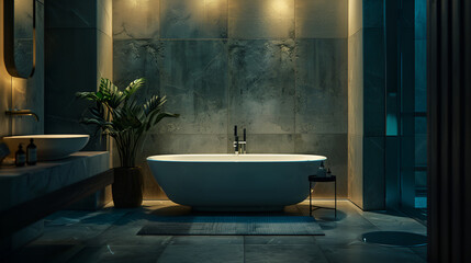 bathroom with tiles